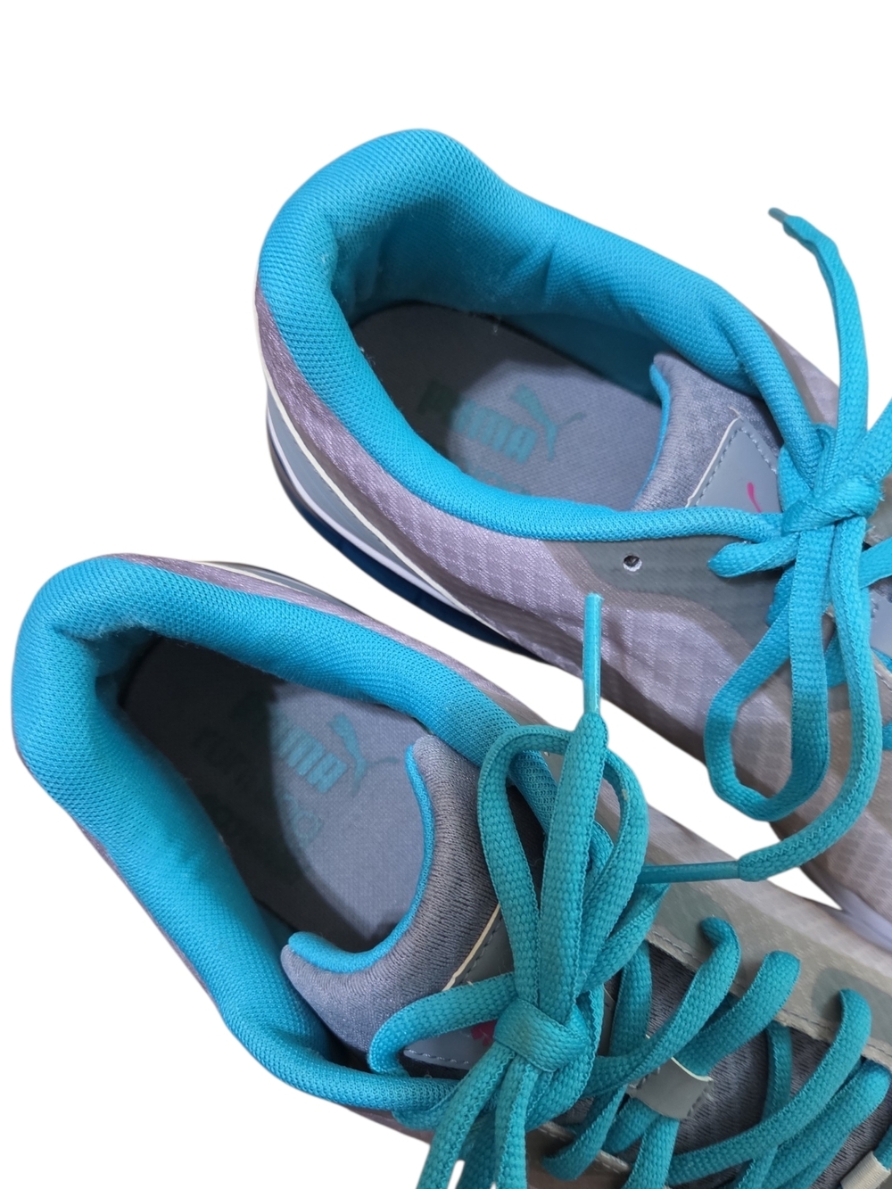 Puma Women's Teal and Gray Athletic Shoe - Picture 12 of 14